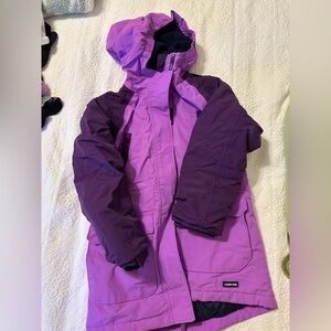 Girls Lands End Ski Jacket, size Medium (8)